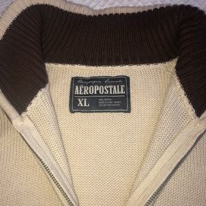 Aeropostale Men’s quarter zip sweater Sz XL